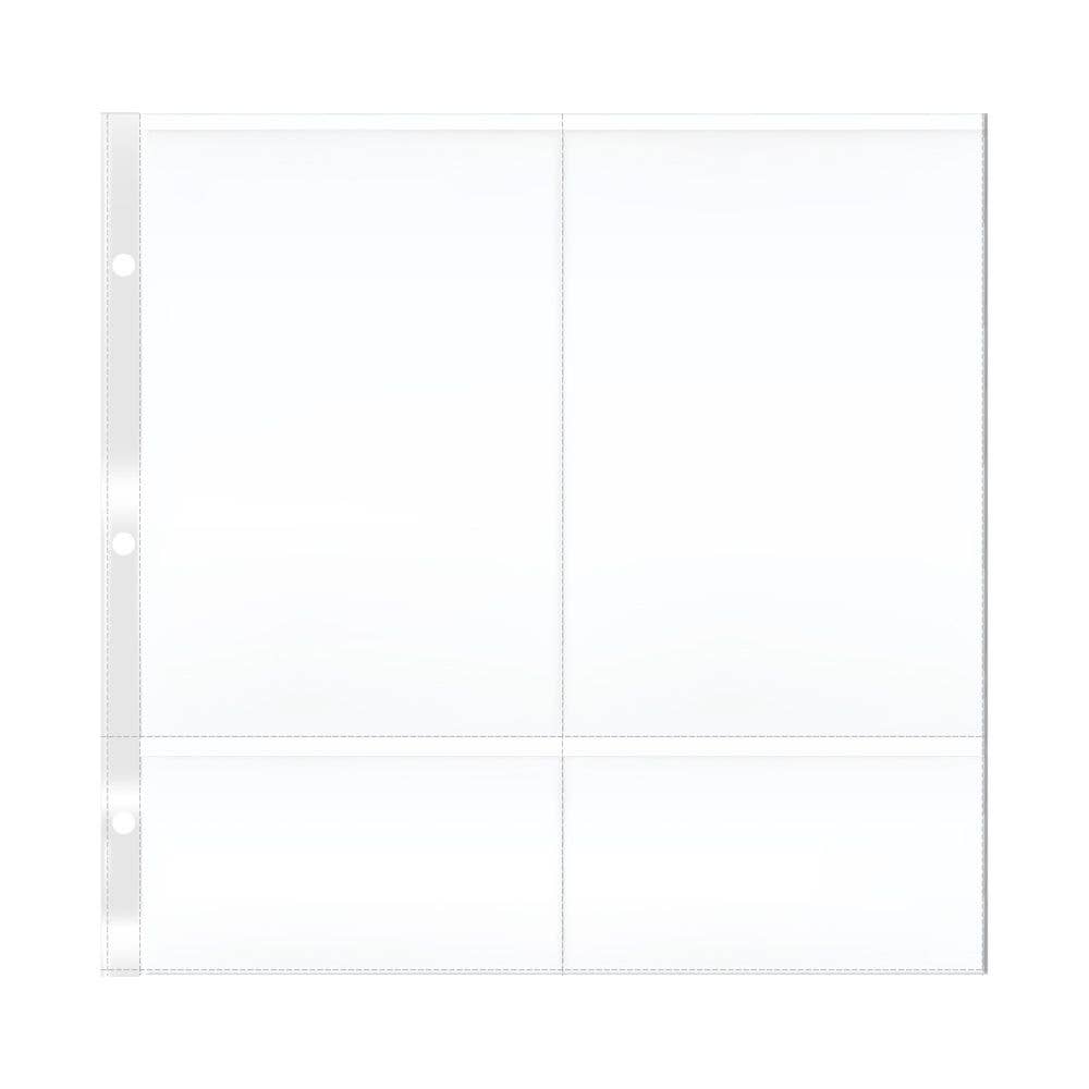 Premium Sticker Pockets: 6 count