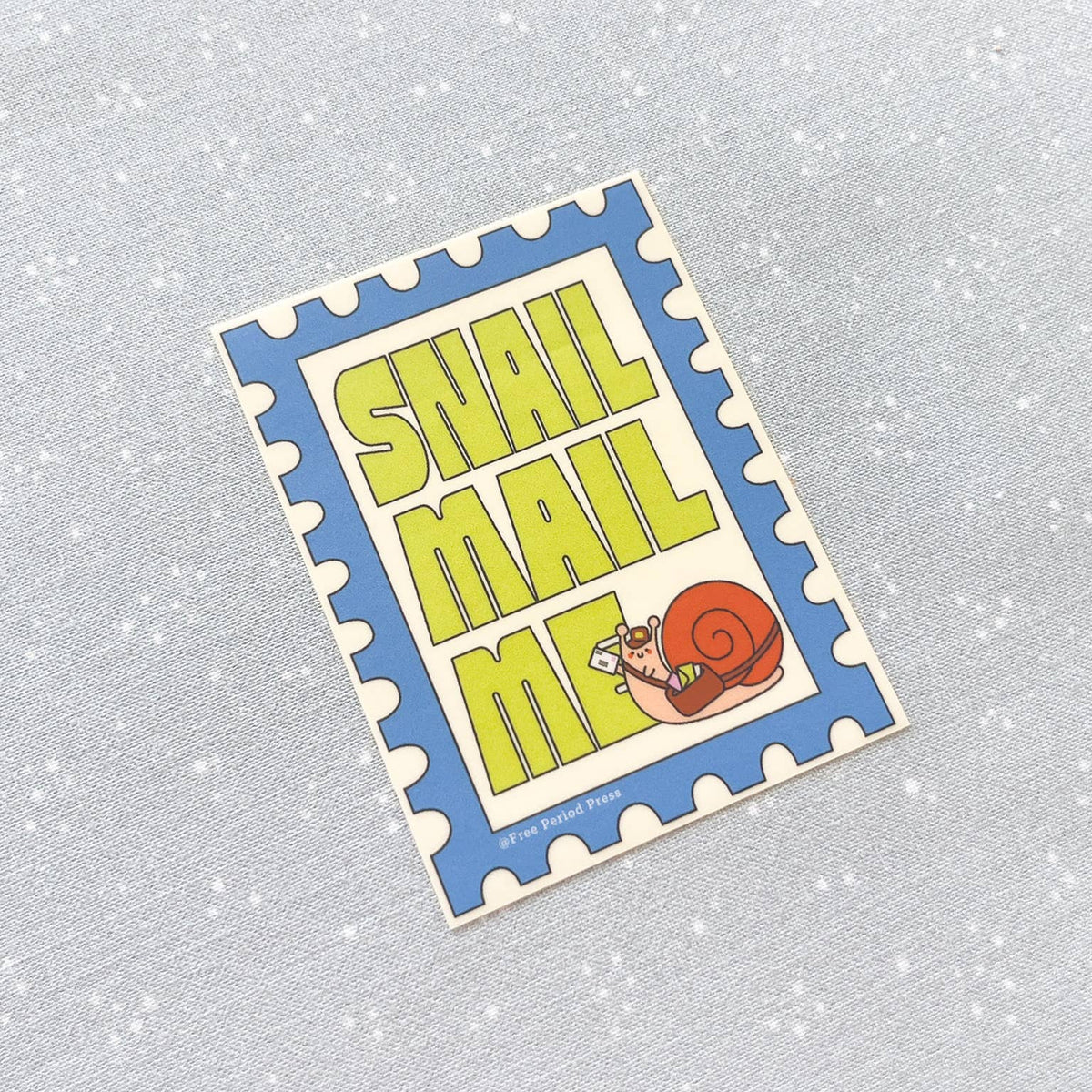 Snail Mail Stamp vinyl sticker