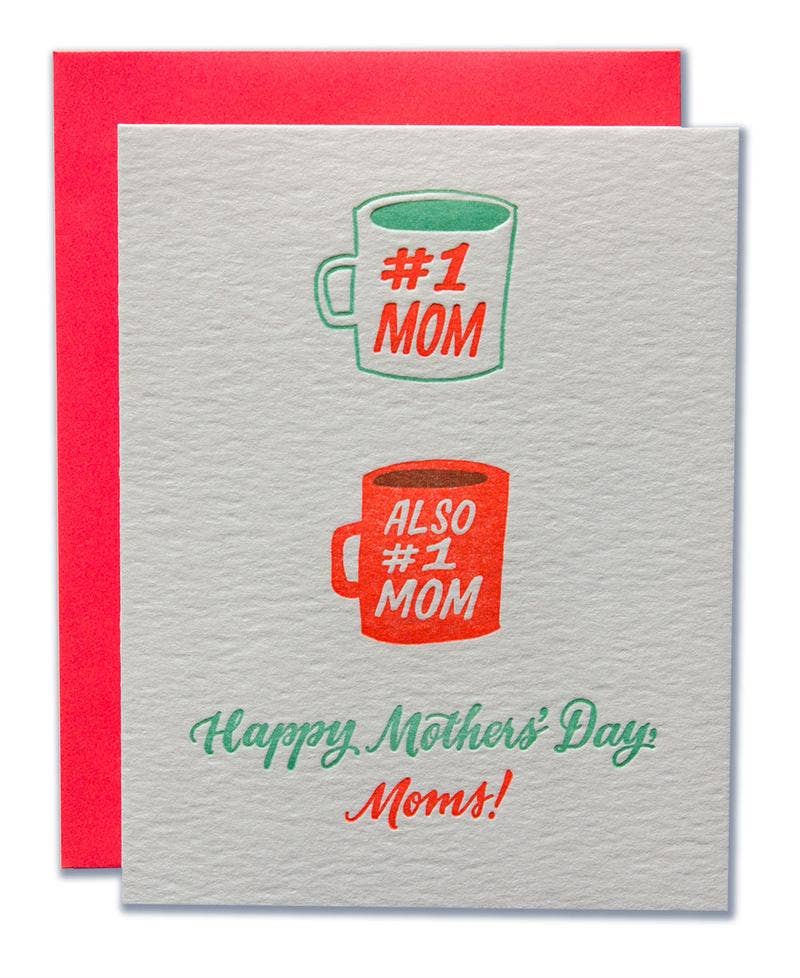 #1 Moms Card - Mother's Day Card