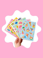 Retro Smiles Sticker Sheet