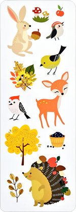 Forest Friends sticker sheet set