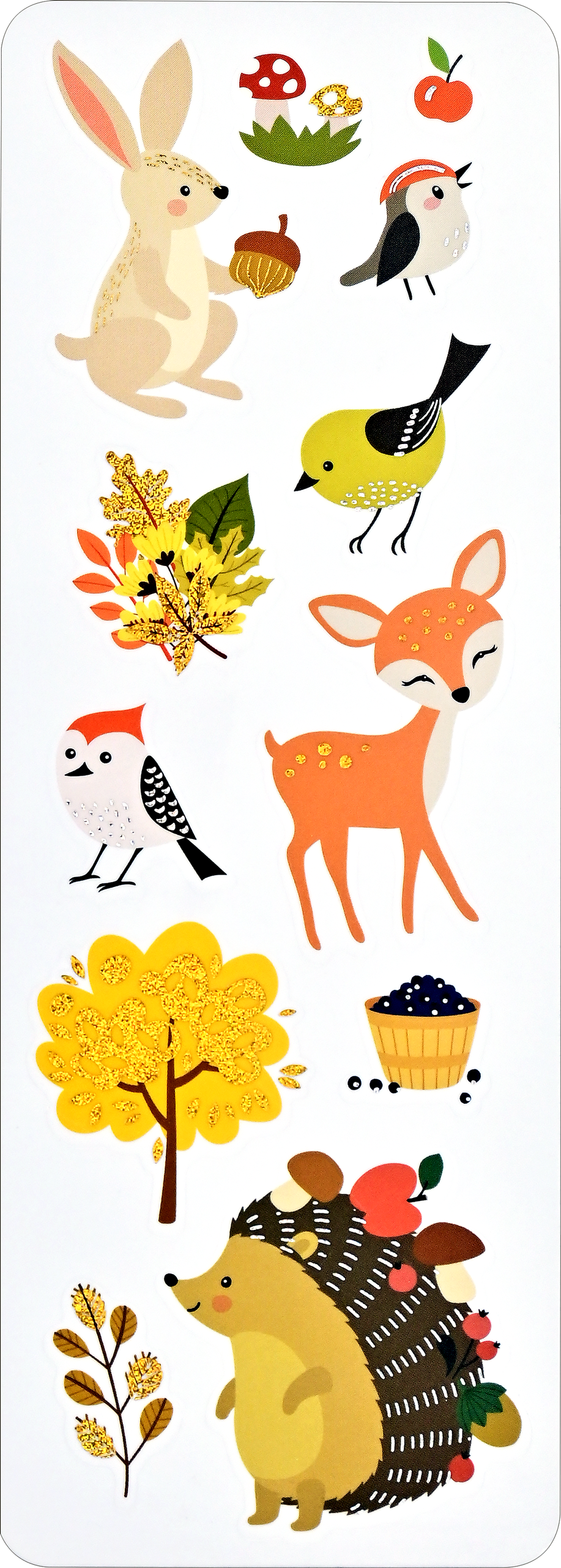 Forest Friends sticker sheet set