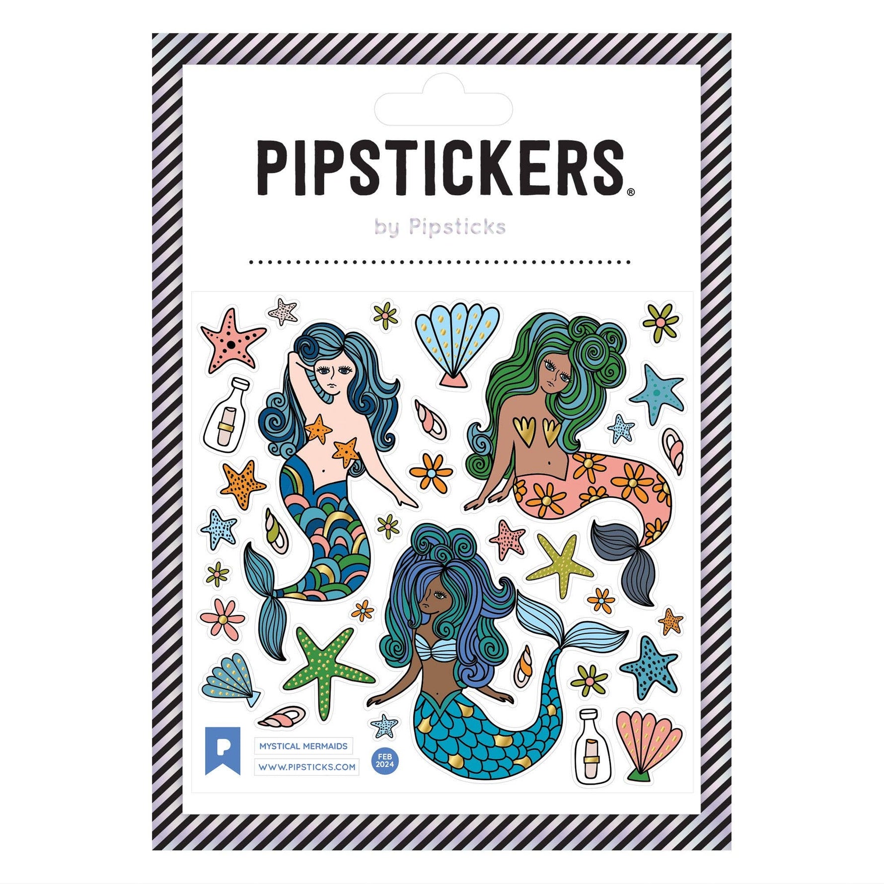 Mystical Mermaids sticker sheet