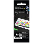Felt Tip Brush Pen Markers 6, Neon