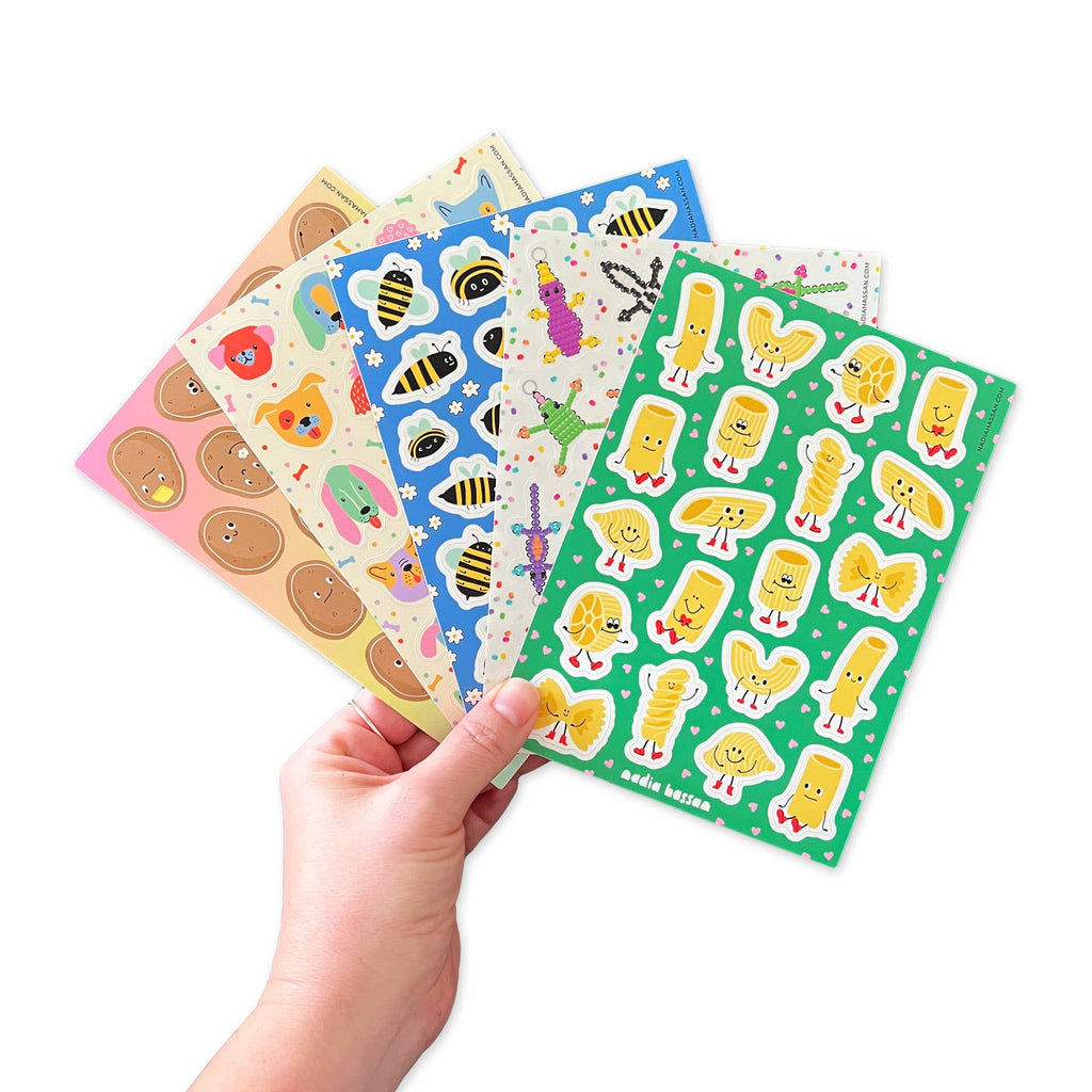 Pasta Pals stickers