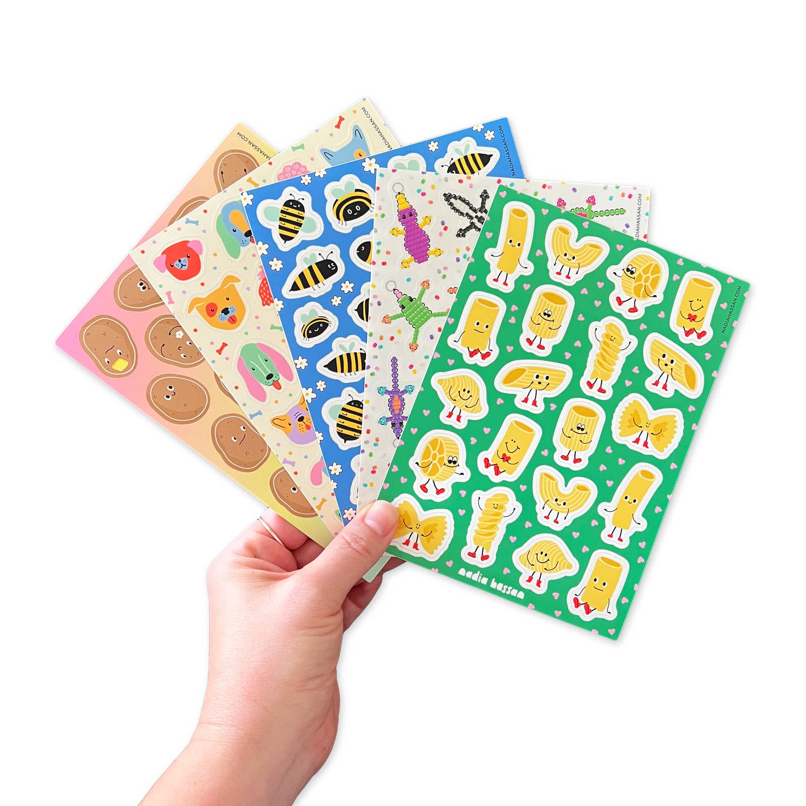 Pasta Pals sticker sheet