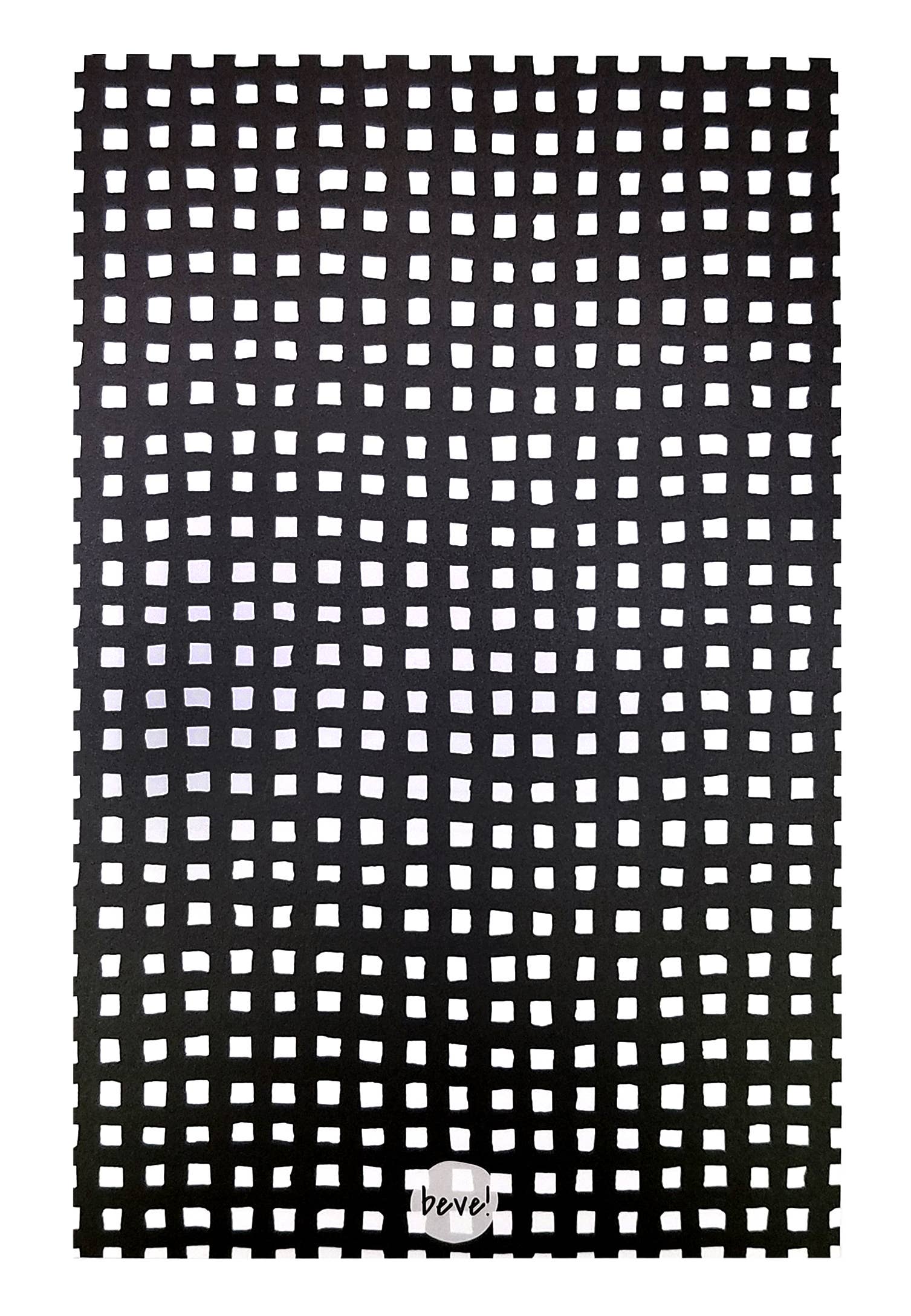 Black Gingham Letter Writing Stationery Set