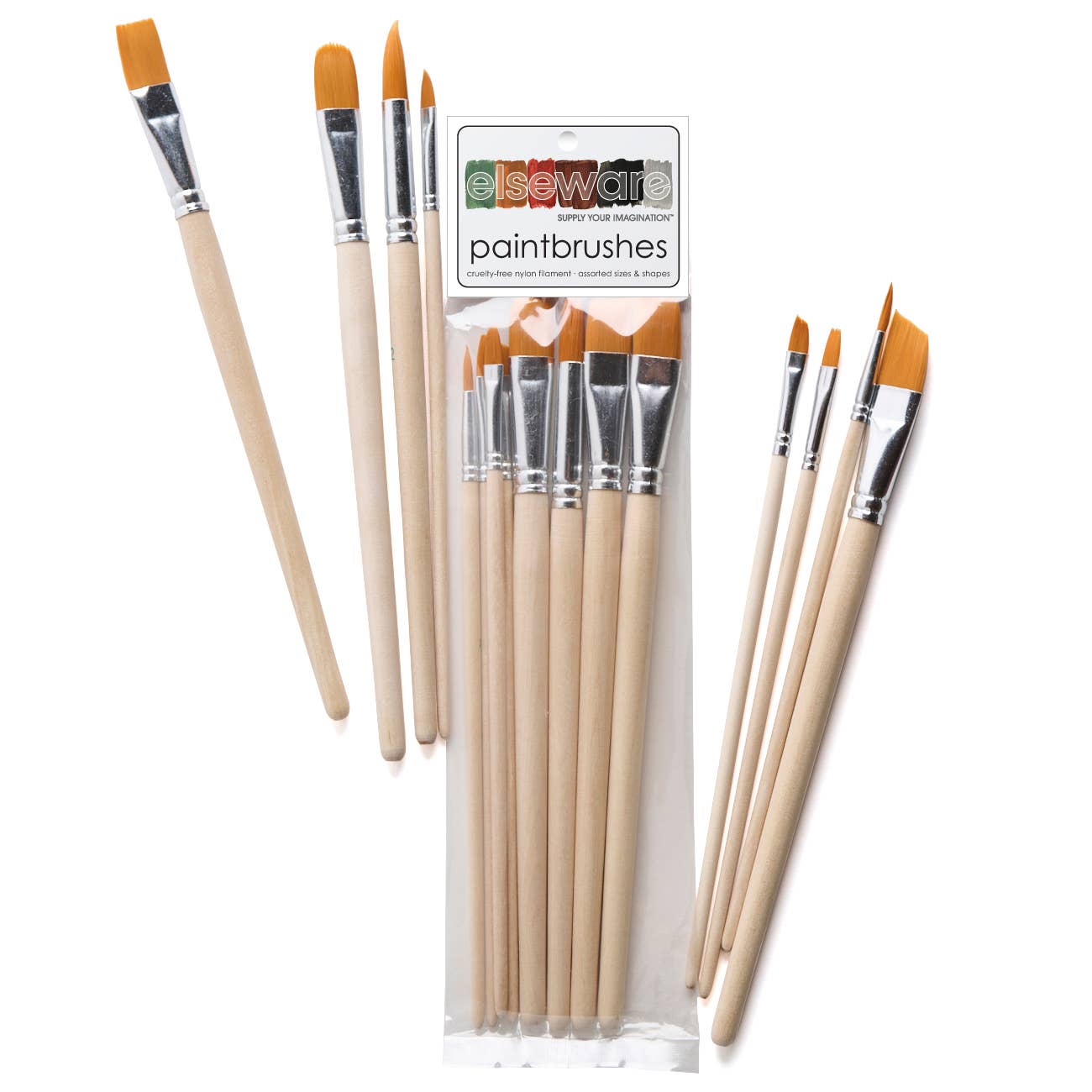 Paintbrush Express Elseware Paintbrush Set of 8 – Color Riot
