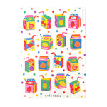 Sip Sip Hooray Juice Box Sticker Sheet