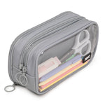 ZIPIT Half & Half Pencil Case, Aesthetic Pouch