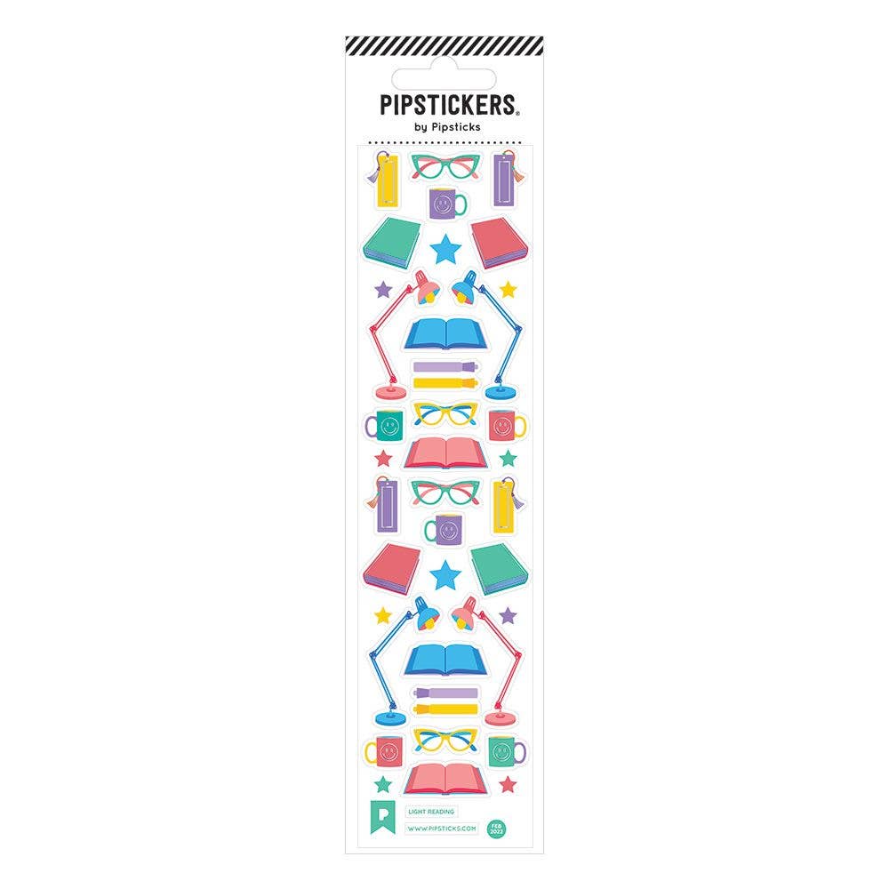 Light Reading sticker sheet