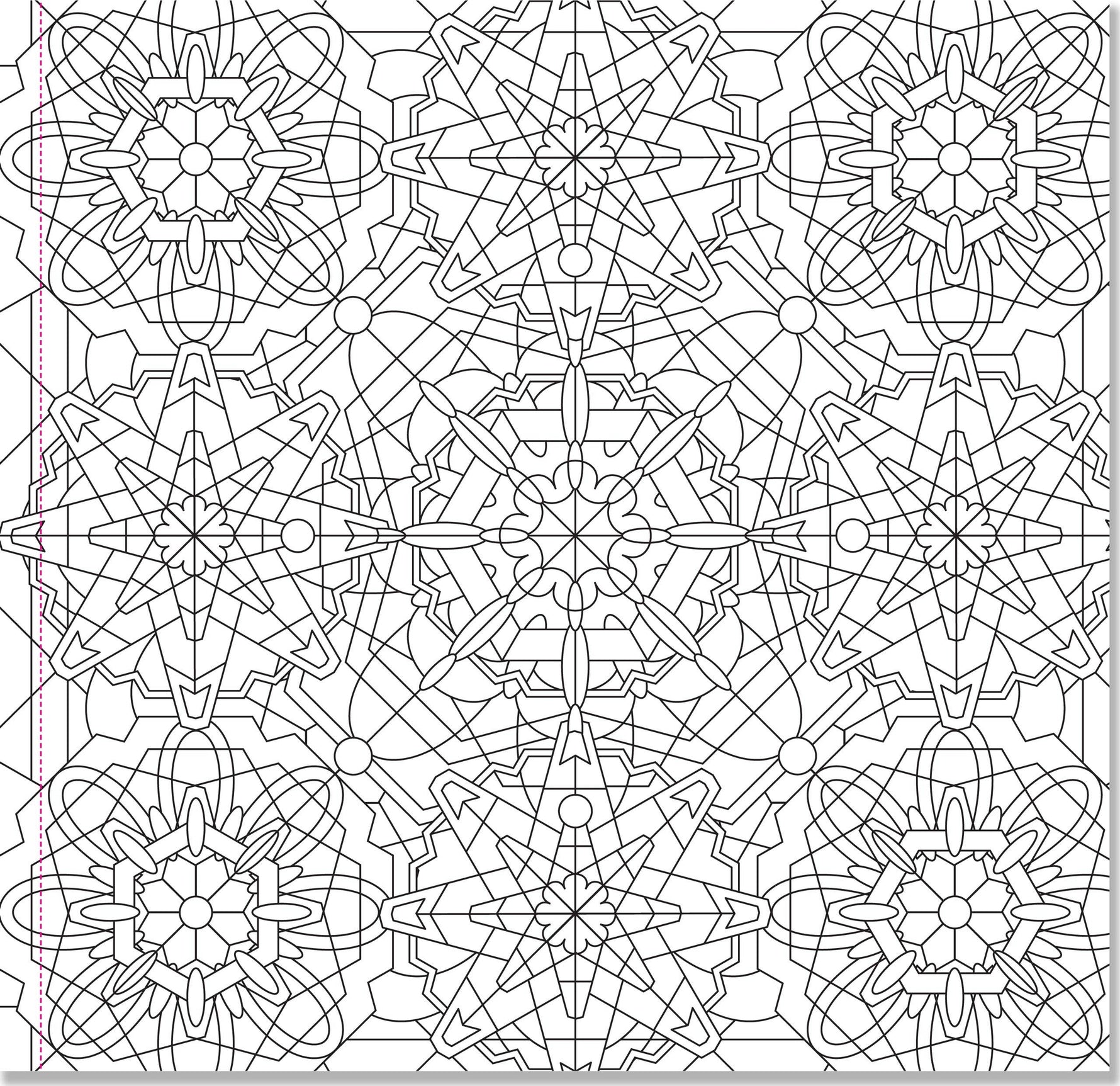 Kaleidoscope Designs Artist's Coloring Book