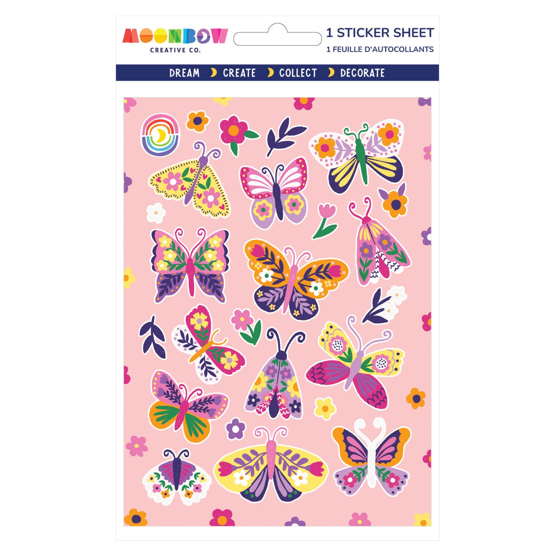 Meadow Butterflies Glossy Sticker Sheet
