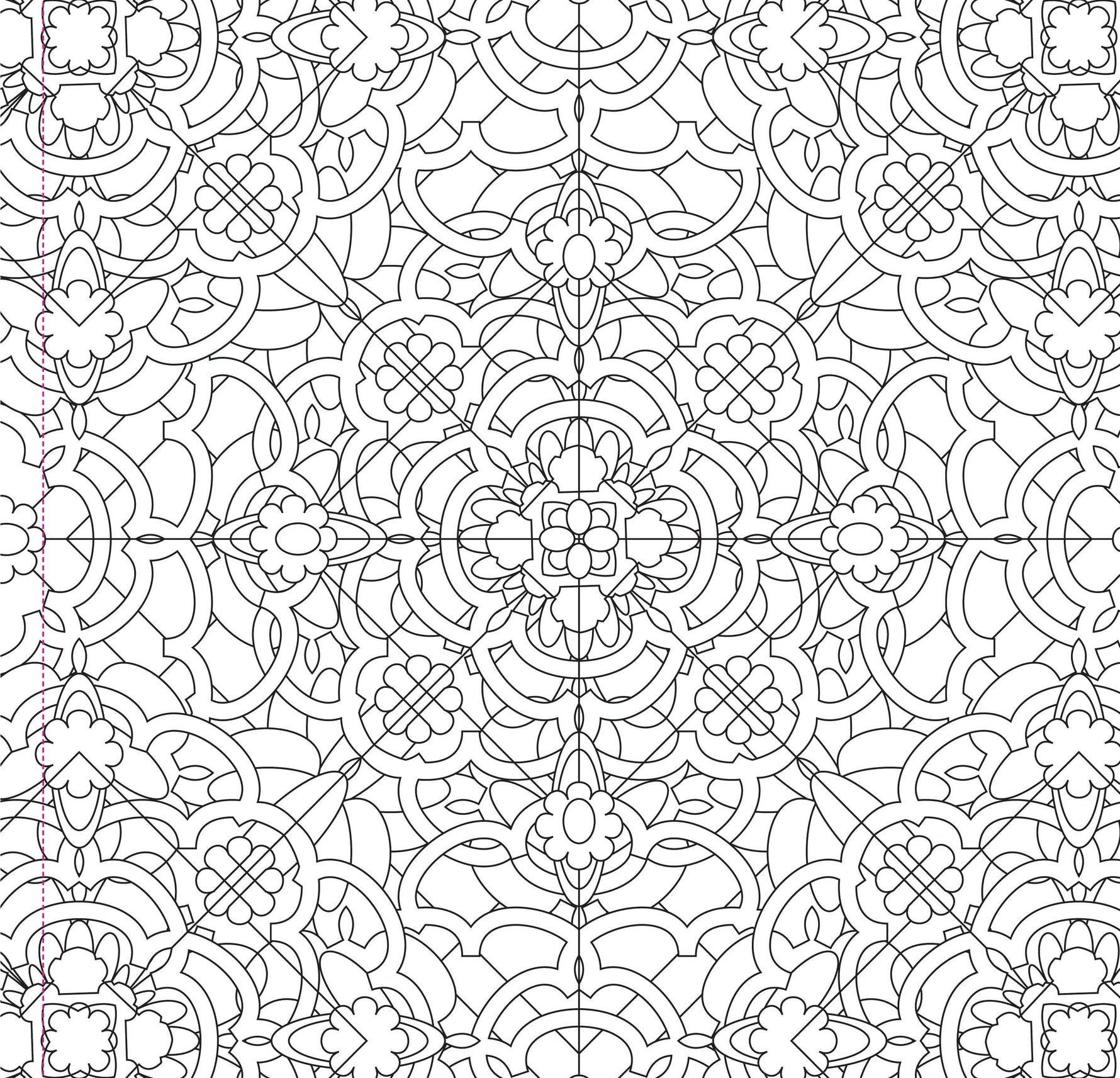Kaleidoscope Designs Artist's Coloring Book