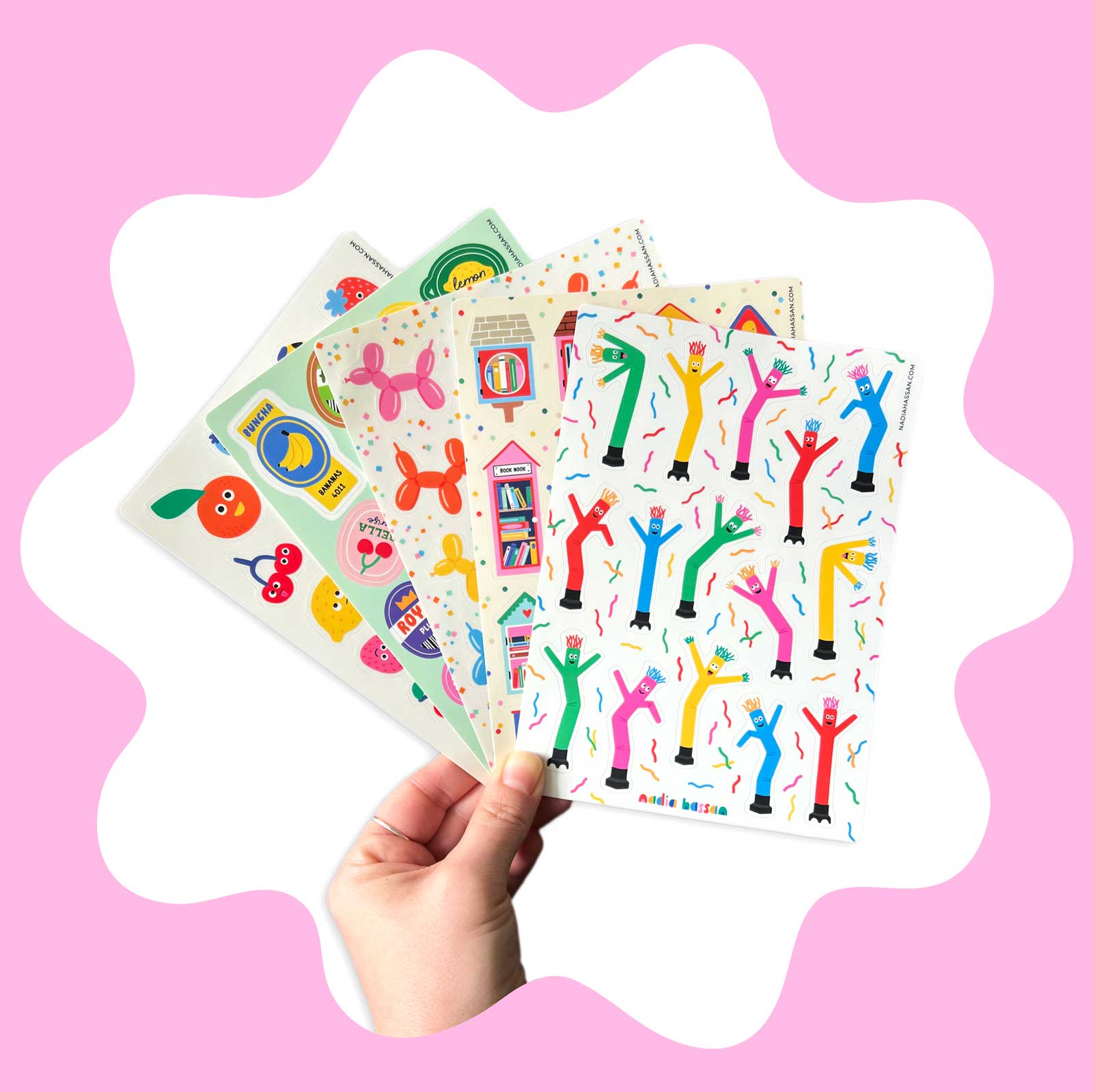 Little Libraries sticker sheet