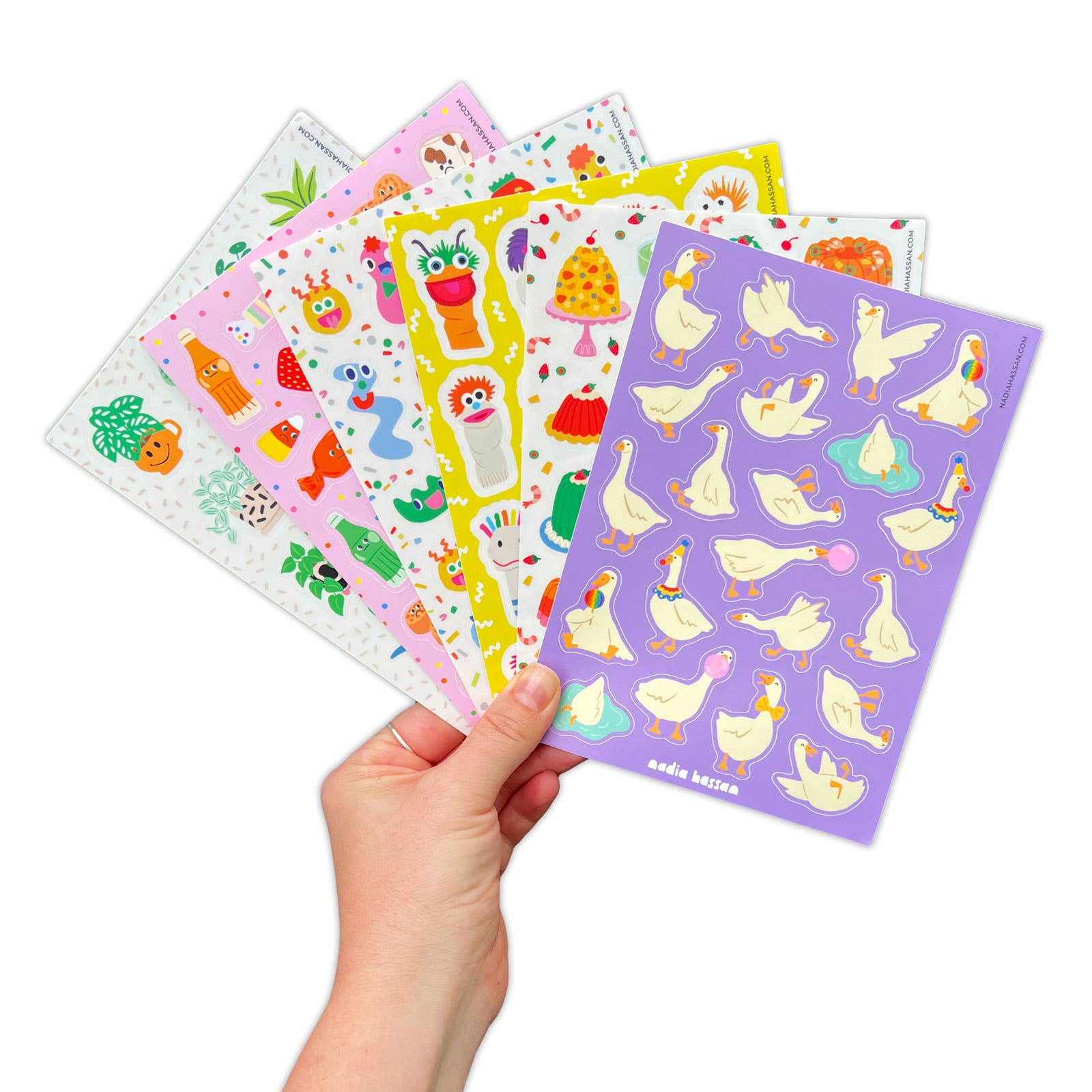 Make a Face 5x7 Sticker Sheet
