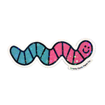 Gummy Worm Vinyl Sticker