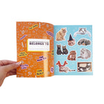 Hiss-terically Funny Cat Stickers book