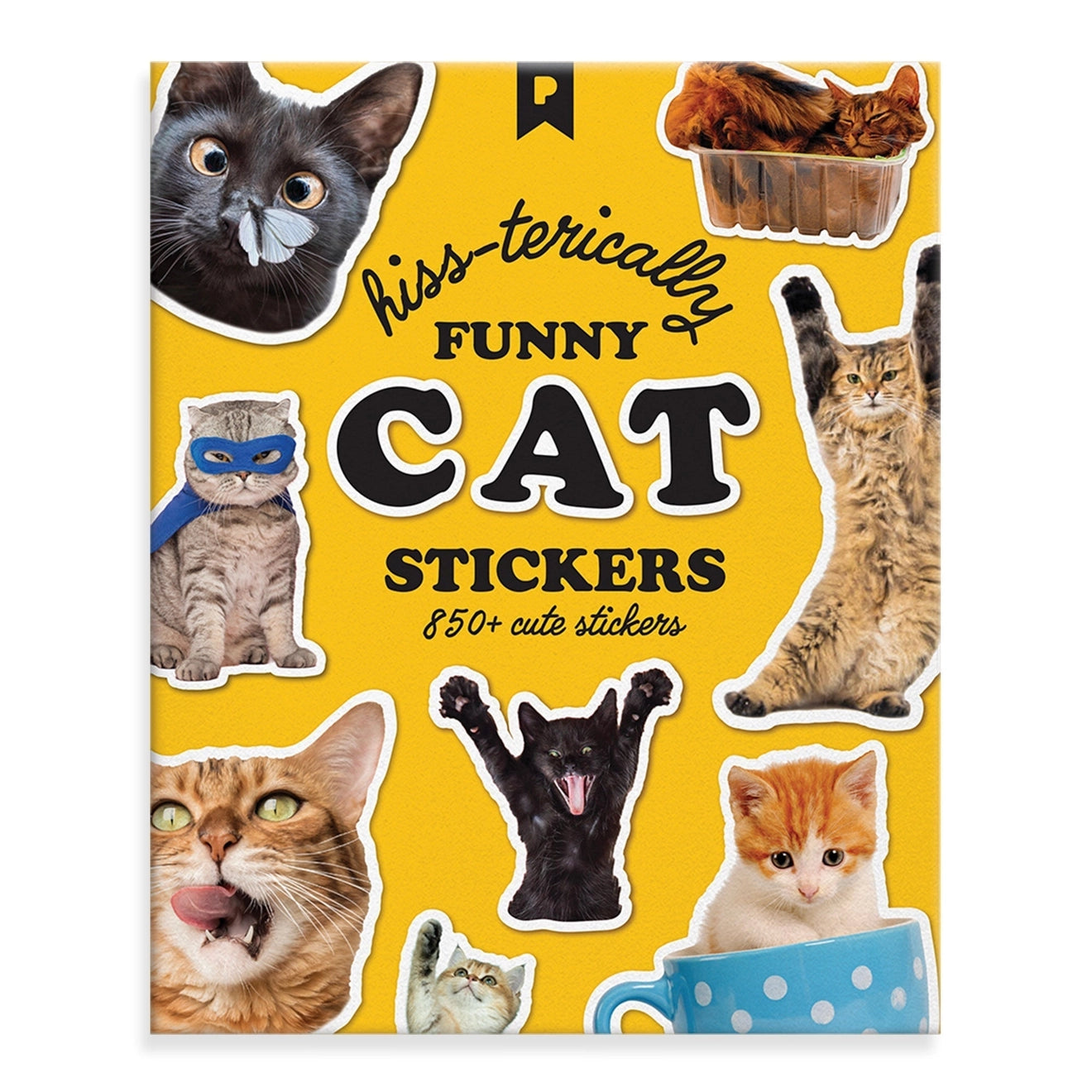 Hiss-terically Funny Cat Stickers book