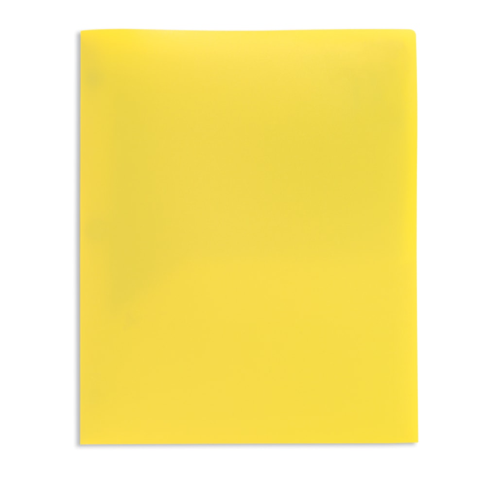 Poly 2-Pocket Folder: Assorted Colors