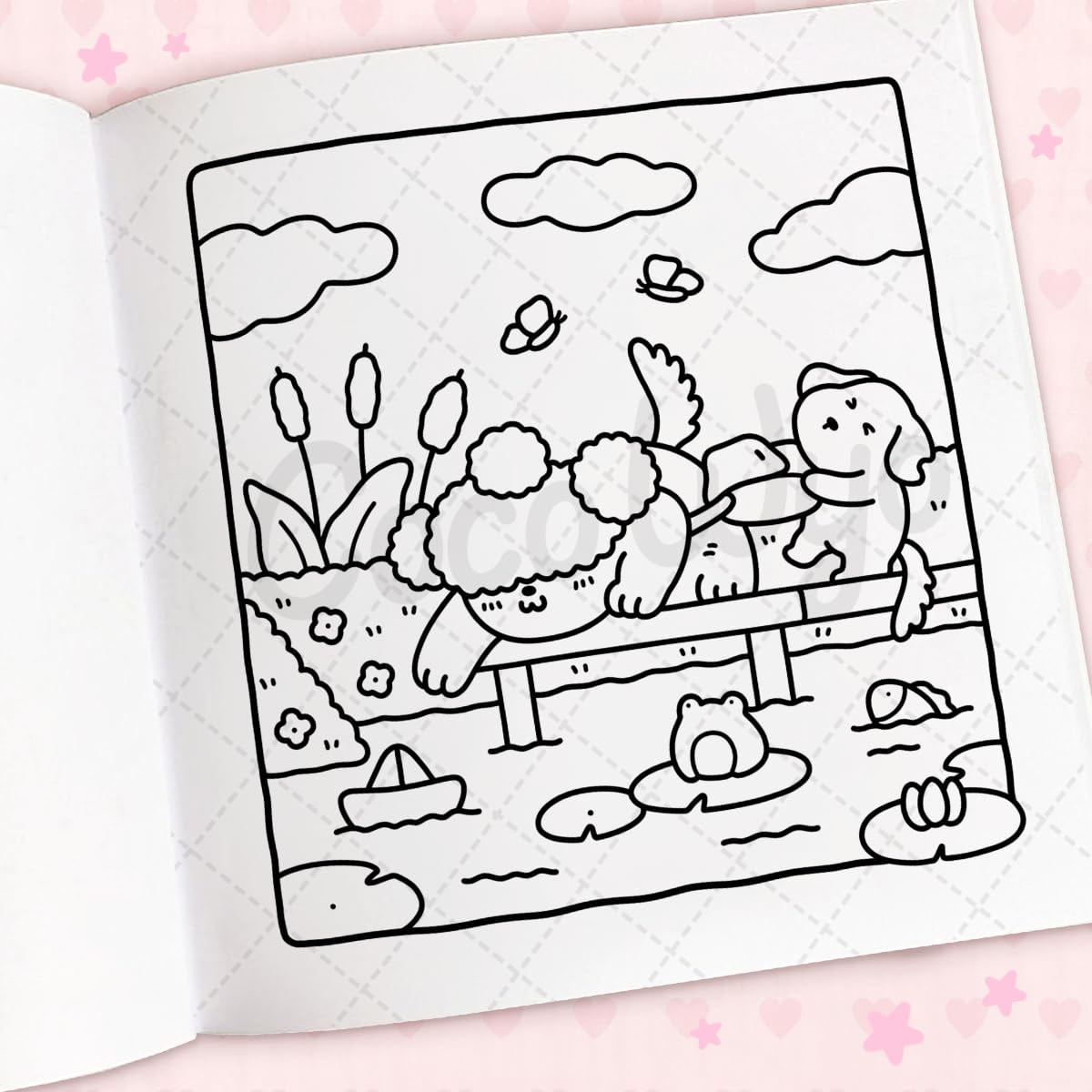 Cozy Cuties coloring book by Coco Wyo