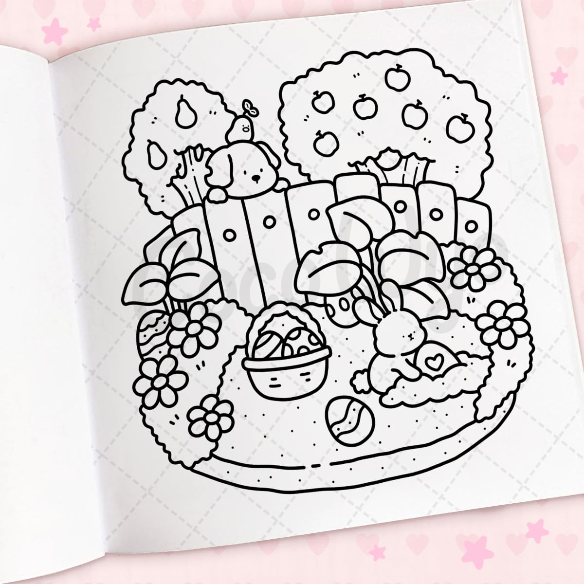 Cozy Cuties coloring book by Coco Wyo
