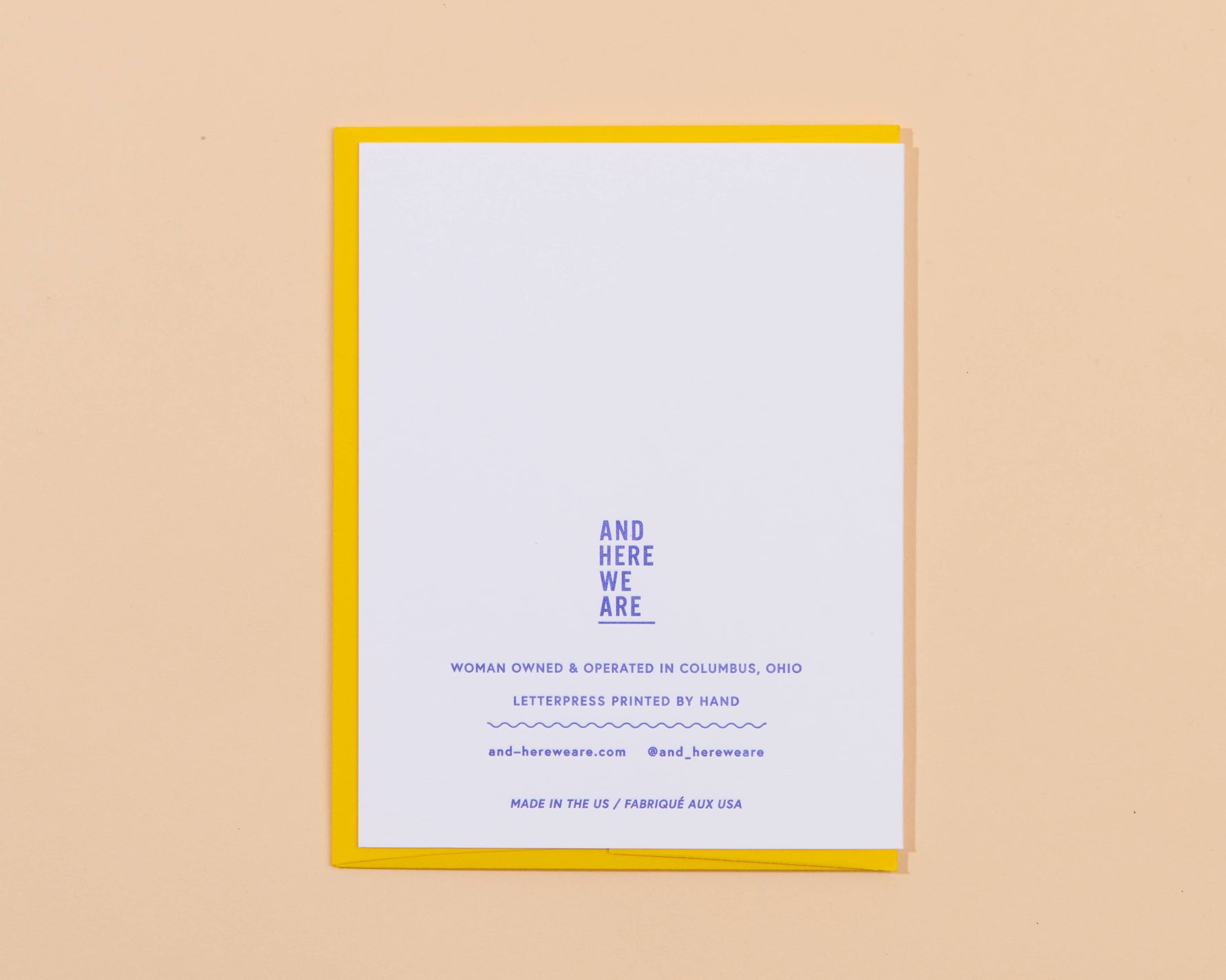Letterpress Father's Day Card (Single Mom)