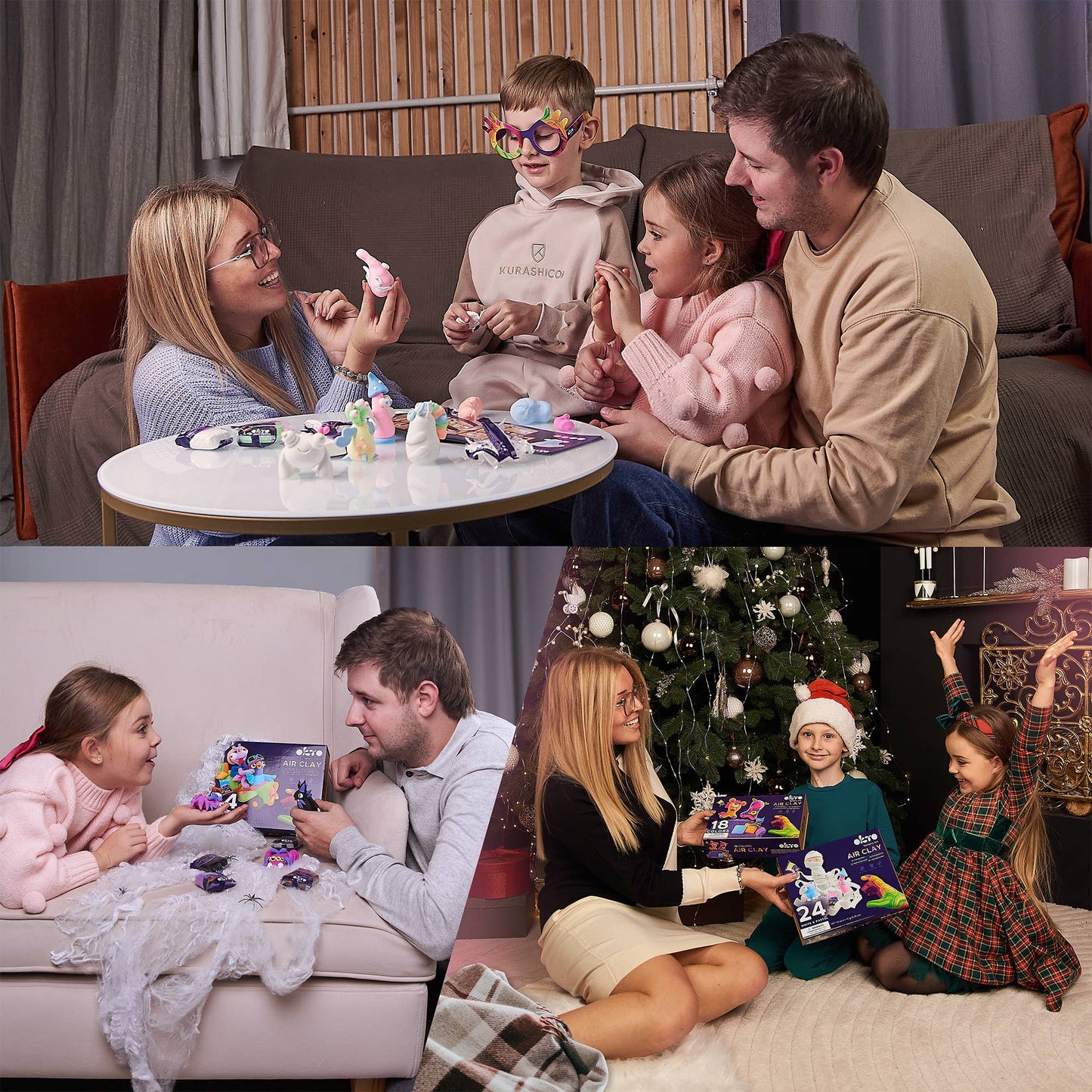 OKTO Air Clay Set for Creativity – 24 Colors