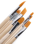 Set of 8 Nylon Filament Paintbrushes