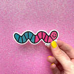Gummy Worm Vinyl Sticker