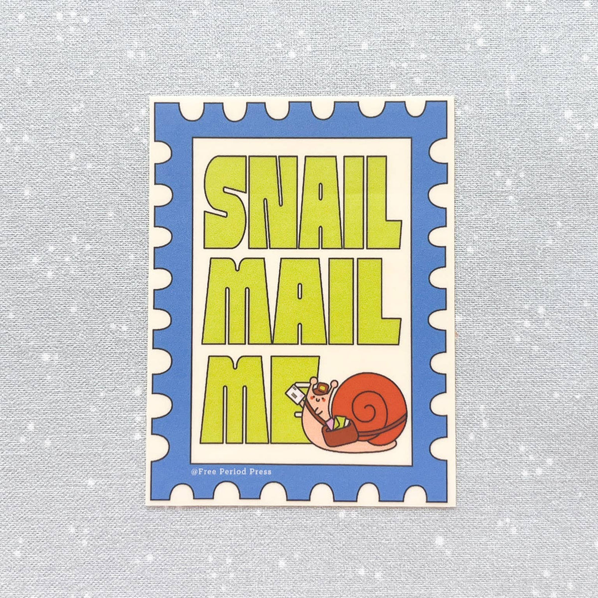 Snail Mail Stamp vinyl sticker