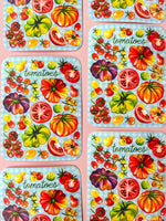Tomatoes matte vinyl sticker