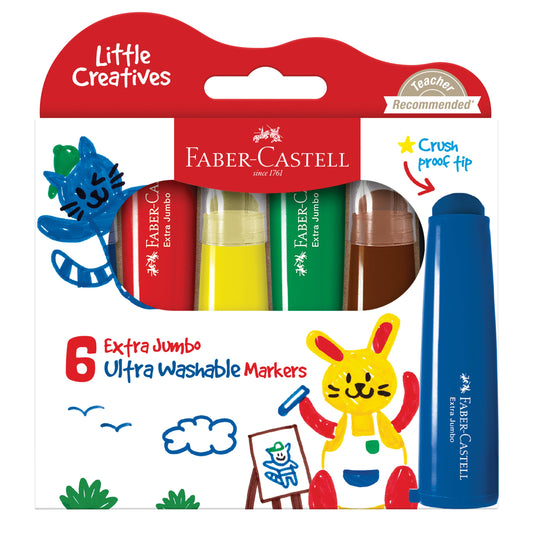 Little Creatives Extra Jumbo Ultra Washable Markers