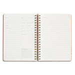Hardcover Spiral Guided Recipe Journal - Eat Well