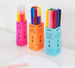9 Kid's Neon Markers Set - Fluo!