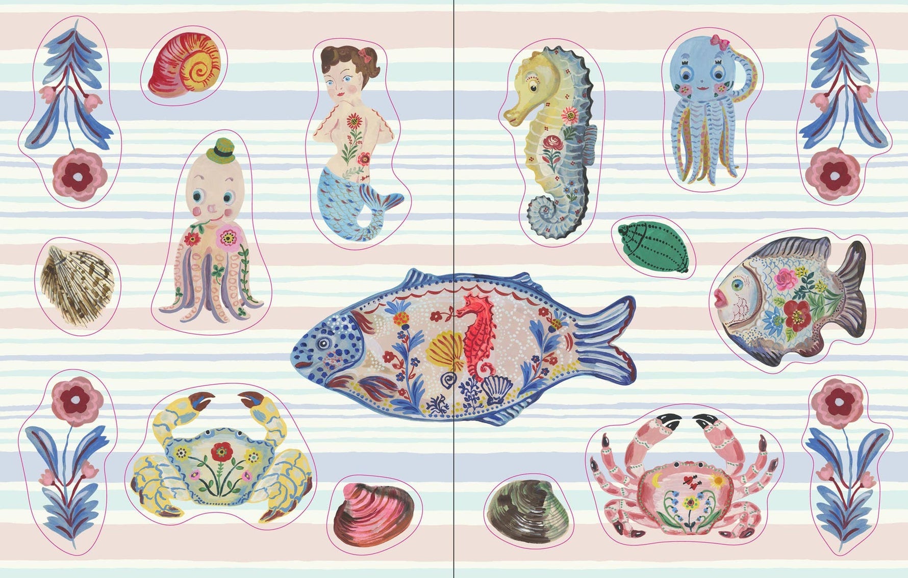 Nathalie Lete Sticker Book: Hardcover