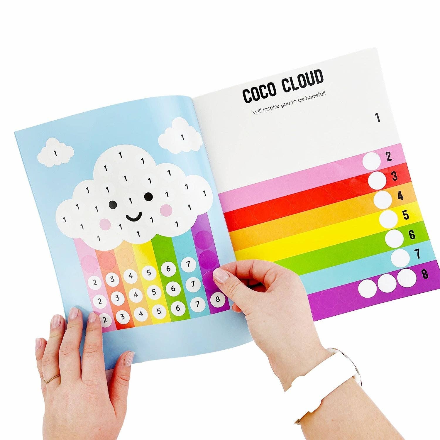 Sticker Dot by Numbers, Volume 1