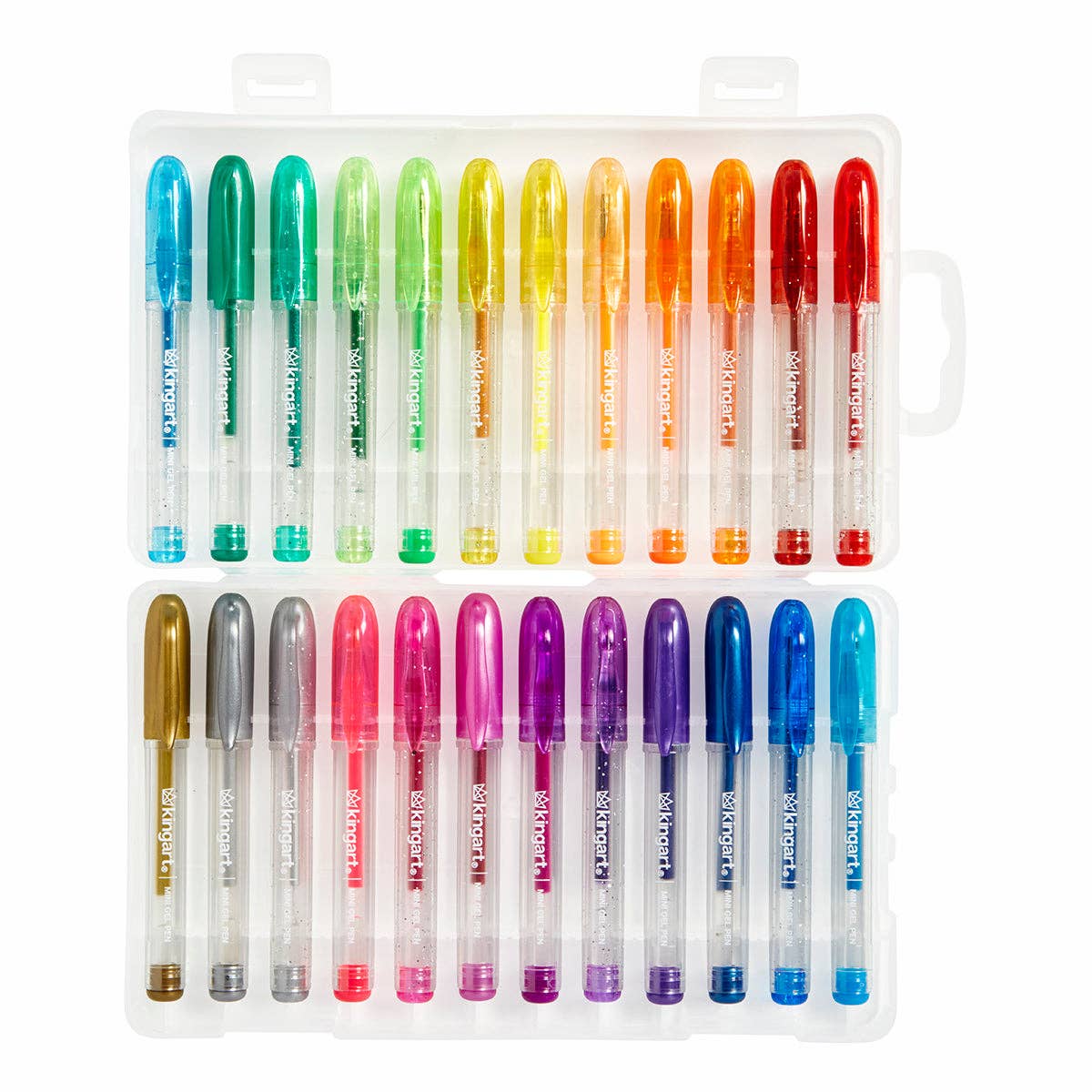 Mini Gel Pens in Case, 24 pc