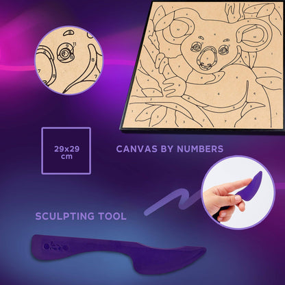 OKTO Clay by Numbers — Koala