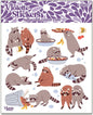Raccoon Mischief Stickers