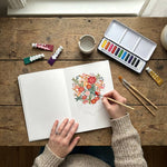 Meditative Painting Art Book: Simple Prompts + Journal Reflections