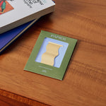 Brass Metal Wave Bookmark
