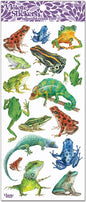 Crystal Frogs and Lizard Stickers
