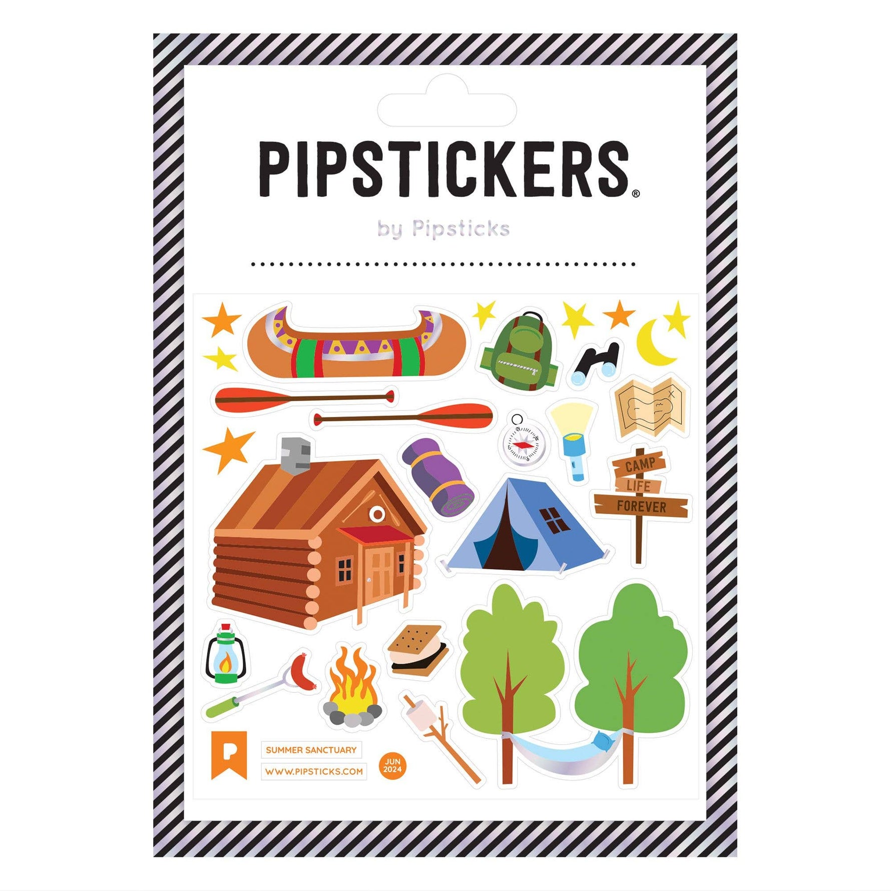 Summer Sanctuary sticker sheet