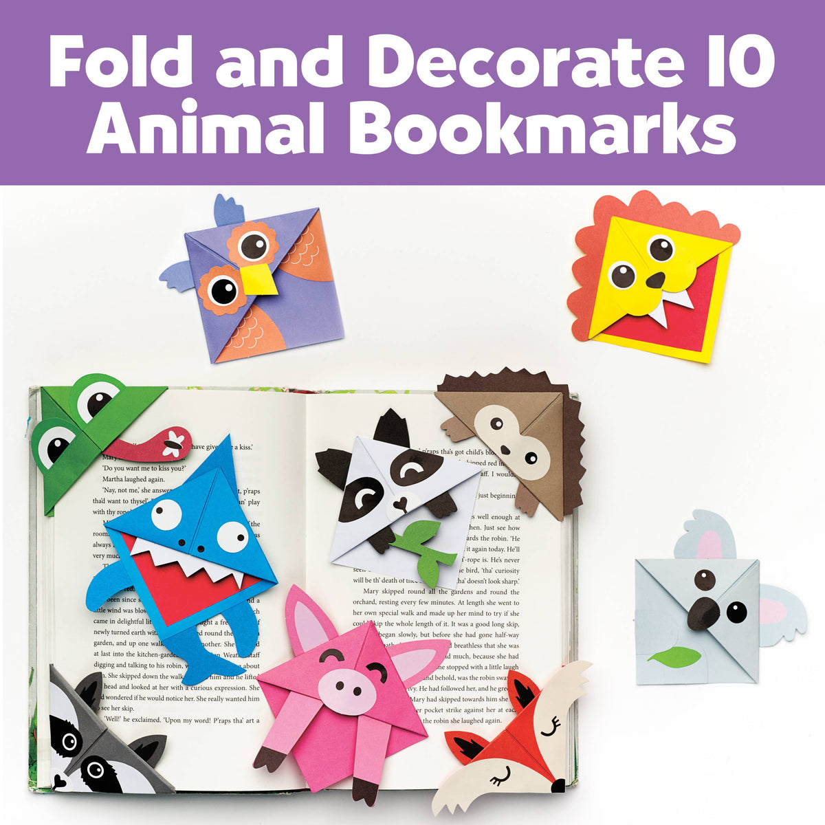 Corner Creature Bookmarks Mini Kit for Kids