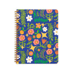 Mini Notebook, Navy Star Floral