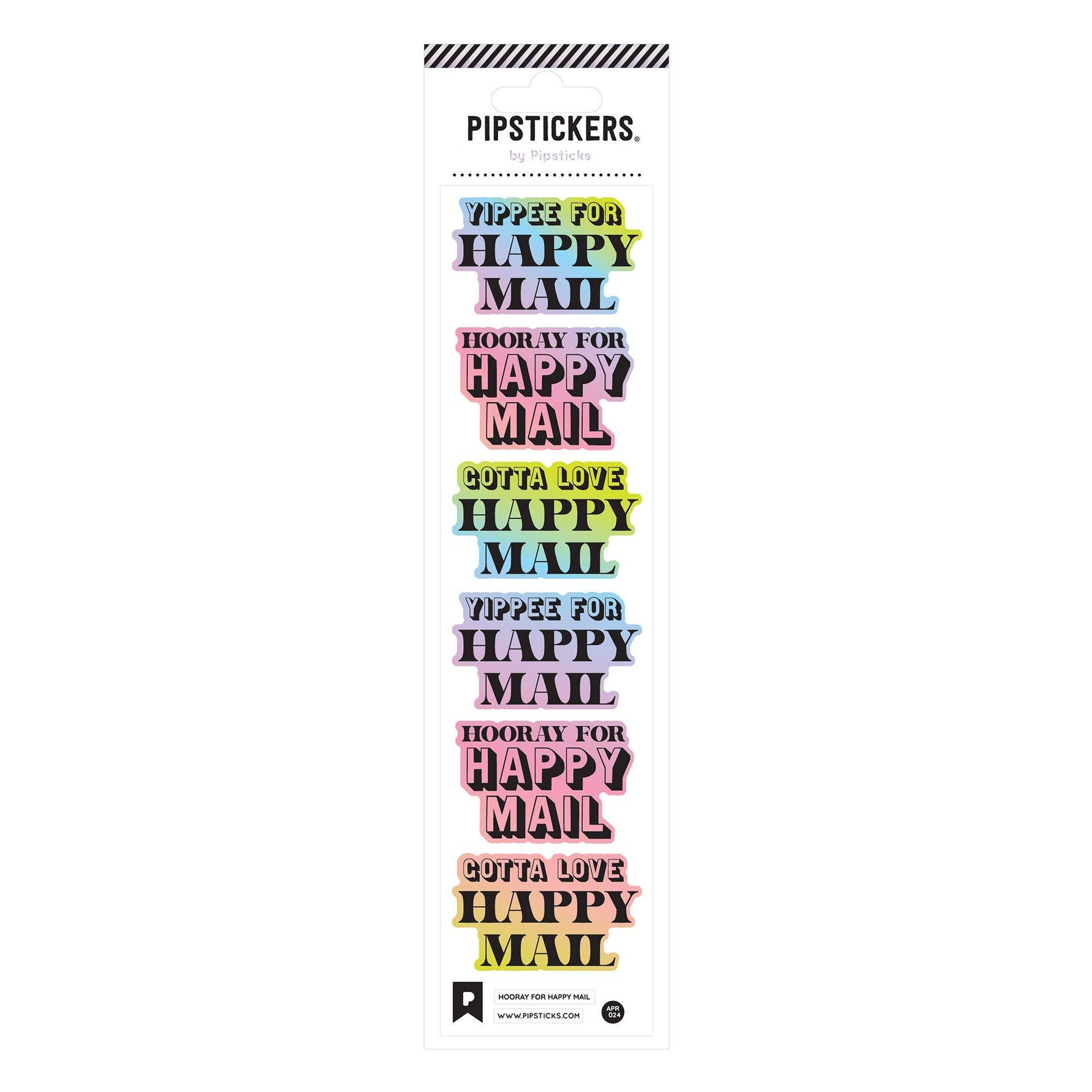 Hooray For Happy Mail sticker sheet
