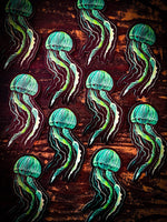 Bioluminescent Jellyfish - Glow in The Dark vinyl sticker