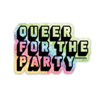 Queer for the Party vinyl sticker