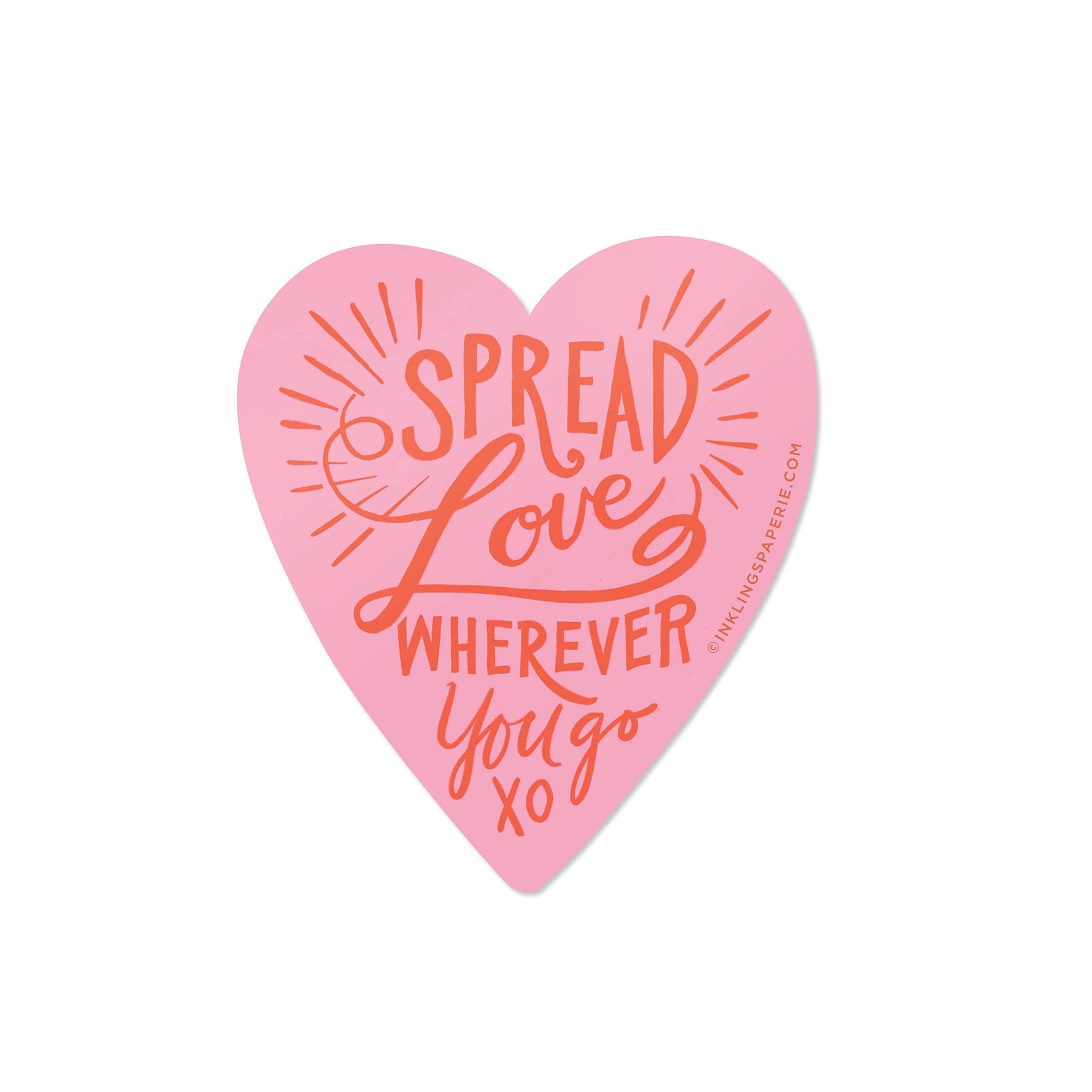 Spread Love Vinyl Sticker